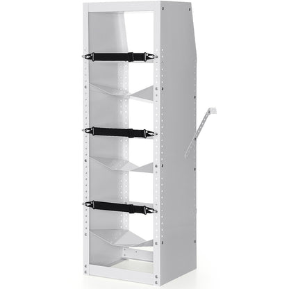 Köldmedietankställ, med 3 x 30-50lb flasktankar, Cylindertankställ 14,64x13,97x46,06 tum, Kylmedelscylinderställ Gascylinderställ och hållare för freon, gaser, syre, kväve