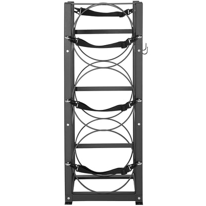 Köldmedietankställ, med 3 x 30lbs flasktankar, Cylindertankställ 12,79x12,99x33,07 tum, Kylmedelscylinderställ Gascylinderställ och hållare för freon, gaser, syre, kväve