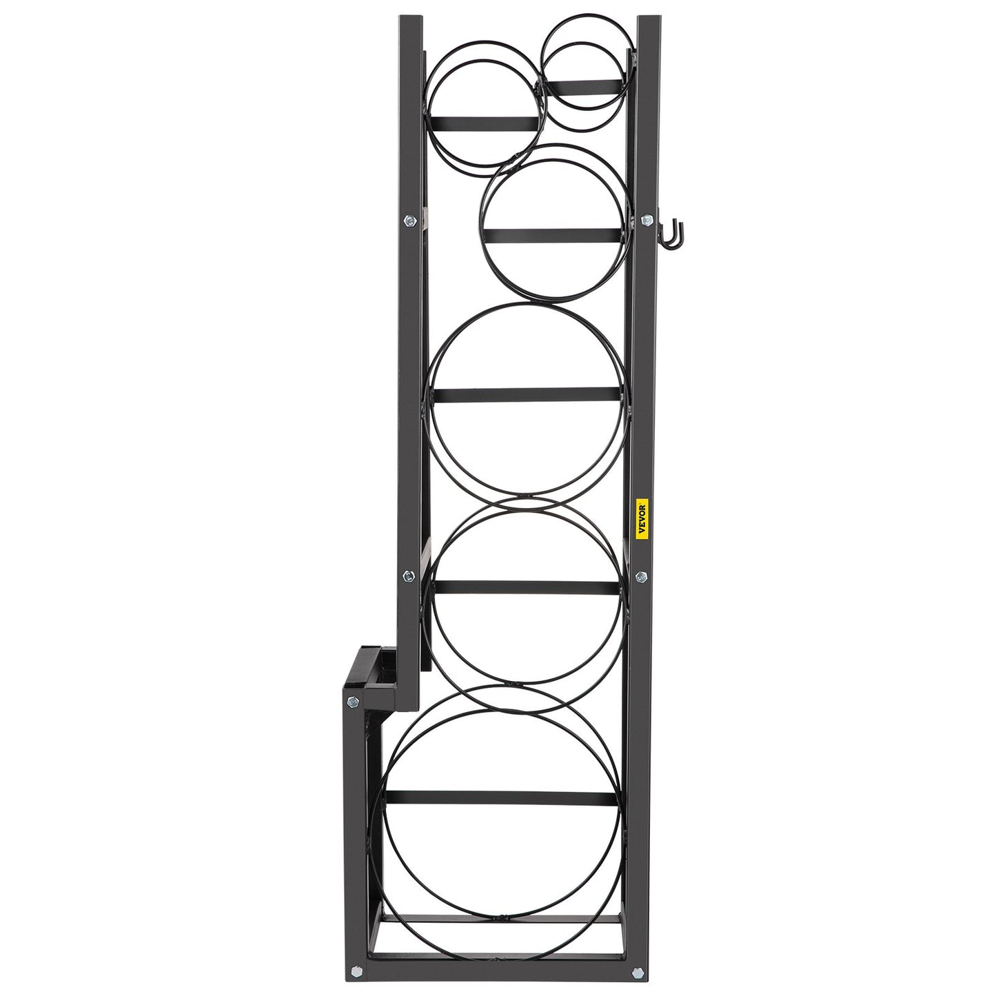 Kältemitteltankgestell mit 1 x 50 lb, 2 x 30 lb und 3 kleinen Flaschen, Flaschentankgestell, 48,5 x 15 x 11 Zoll Kältemittelflaschengestell, Gasflaschengestell und Halter für die Lagerung von Gas, Sauerstoff und Stickstoff