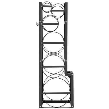 Kältemitteltankgestell mit 1 x 50 lb, 2 x 30 lb und 3 kleinen Flaschen, Flaschentankgestell, 48,5 x 15 x 11 Zoll Kältemittelflaschengestell, Gasflaschengestell und Halter für die Lagerung von Gas, Sauerstoff und Stickstoff