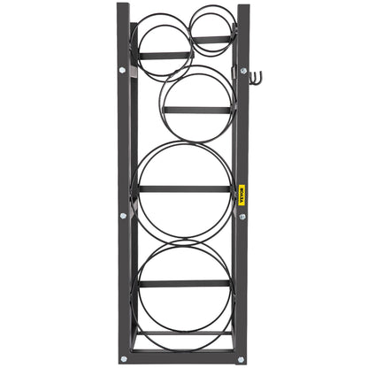 Coolant Tank Rack Cylinder Tank Rack with 2-30 lb and 3 Small Bottles