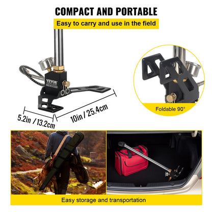 4500 PSI Air Gas Filling Pump 3-Stage PCP Charging Clamp Pump Air Pump PCP High Pressure High Output for Air Drive Cylinder and PCP Cylinder, for Outdoor Sports and Hunting