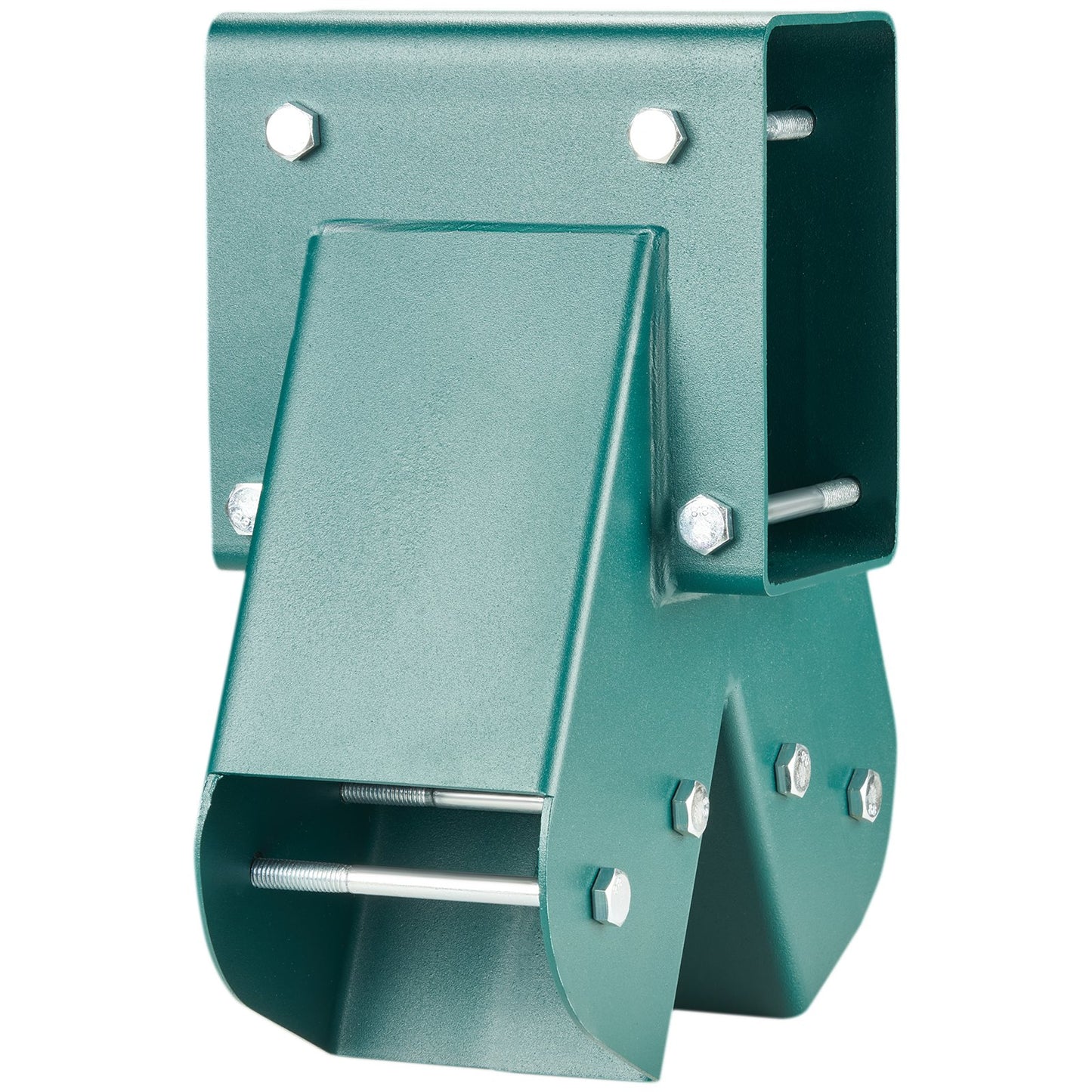 A-Frame mellansvingfästen, kraftigt gungsats i kolstål med monteringsutrustning, DIY gungsats för 2 (101,6 x 101,6 mm) ben och 1 (101,6 x 152,4 mm) balk, grön