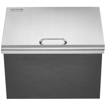 20"x16"x13" Drop in Ice Chest Ice Cooler Ice Bin Stainless steel with lid