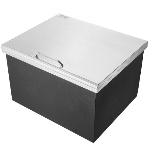 68 x 43 x 43 cm i kylbox i rostfritt stål med lock |  EU