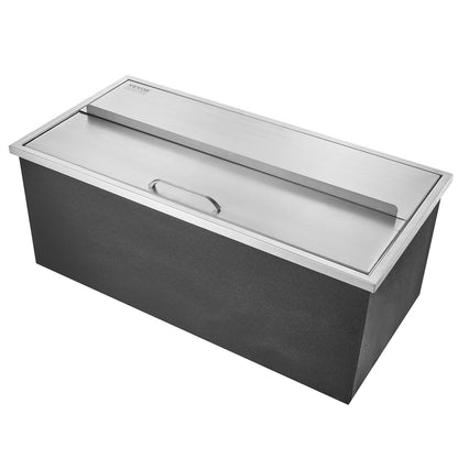 36"x18"x14" Drop in Ice Chest Ice Cooler Ice Bin Stainless steel with lid