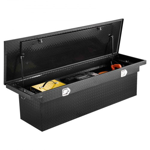 Crossover Verktygslåda 69x20x14 Tum Robust Aluminium Verktygslåda för Lastbilsflak