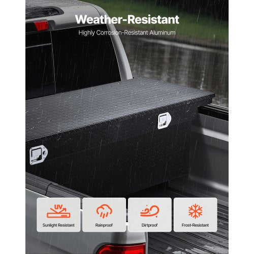 Crossover Tool Box 72x20x14 Inch Robust Aluminum Tool Box for Truck Beds