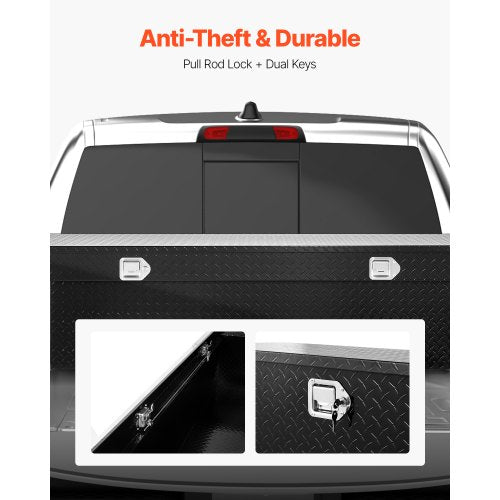 Crossover Tool Box 72x20x14 Inch Robust Aluminum Tool Box for Truck Beds