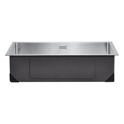 50cm Küchenspüle Unterbau Einzelbecken Einbauspüle Edelstahl Bar