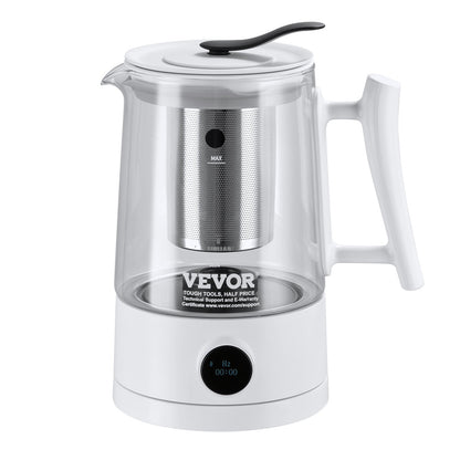 Hydrogen Water Pitcher Generator, 1,5 L / 52,8 oz vätegenerator med stor kapacitet Vattenkokare, SPE- och PEM-teknik, väterik vattenjonisator för att brygga kaffe eller te