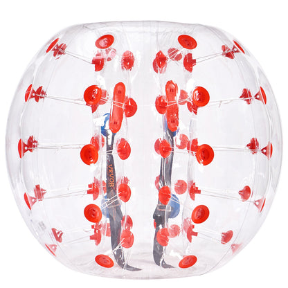 Uppblåsbar Bumper Ball 1-pack, 4FT/1,2M Body Sumo Zorb-bollar för tonåringar och vuxna, 0,8 mm tjocka PVC-bubbelbollar för mänsklig hamster för utomhusspel för lagspel, Bumper Bopper-leksaker för trädgård, trädgård, park