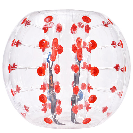 Uppblåsbar Bumper Ball 1-pack, 4FT/1,2M Body Sumo Zorb-bollar för tonåringar och vuxna, 0,8 mm tjocka PVC-bubbelbollar för mänsklig hamster för utomhusspel för lagspel, Bumper Bopper-leksaker för trädgård, trädgård, park