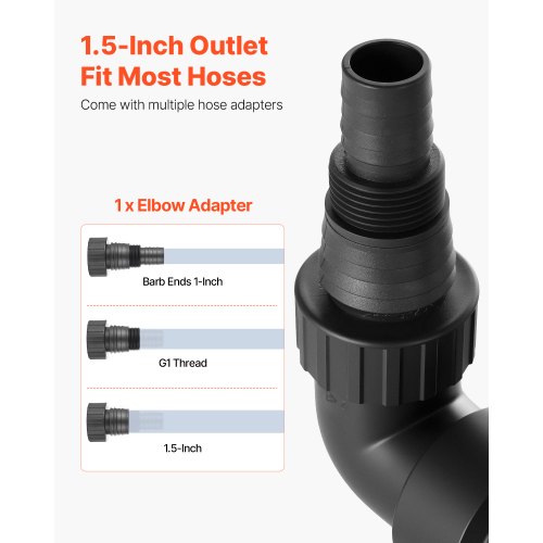 710W dränkbar sumppump, 20000 l/h, dränkbar avloppspump i rostfritt stål för smutsigt rent vatten med automatisk flottörbrytare, lång sladd, 9 m maxlyft, för pooler, trädgård, dammar, översvämmade områden |  EU