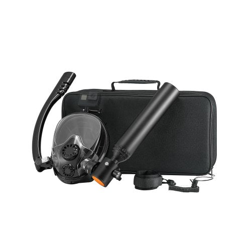 0,5 L Scuba Tank 32,81 ft Dykdjup Lungtank Kit med snorkelmask |  EU