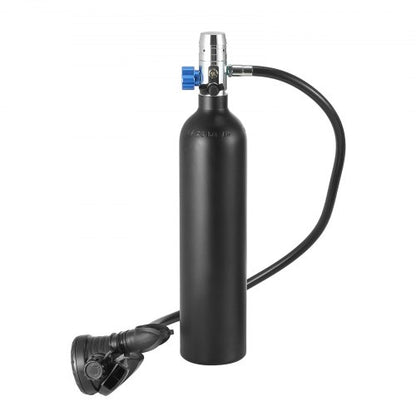 1L Scuba Tank 98.43 Feet Diving Depth Refillable Snorkel Air Bottle with Pump | EU