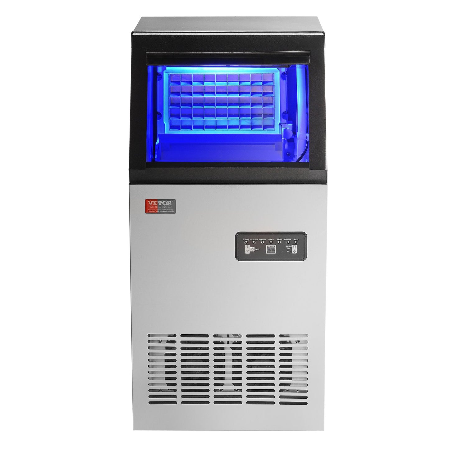 Commercial ice machine Freestanding cabinet machine 38kg/24H 40 ice cubes