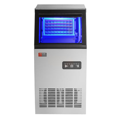 Commercial ice machine Freestanding cabinet machine 38kg/24H 40 ice cubes