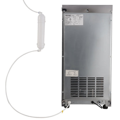 Commercial ice machine Freestanding cabinet machine 38kg/24H 40 ice cubes