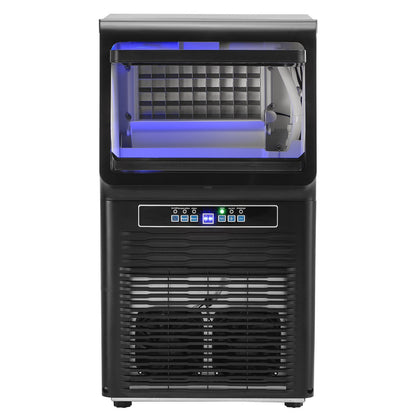 Commercial Ice Machine Freestanding Cabinet Machine 70lbs/24H 36 Ice Cubes