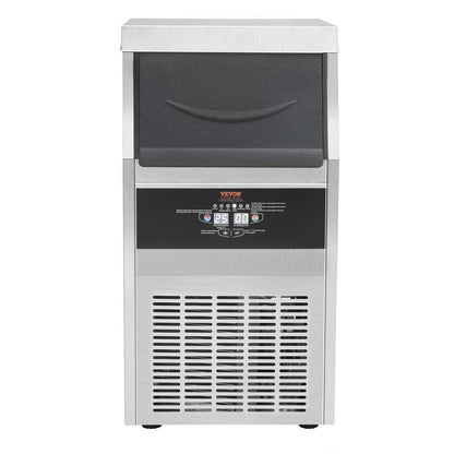 Commercial Ice Machine Freestanding Cabinet Machine 80lbs/24H 40 Ice Cubes