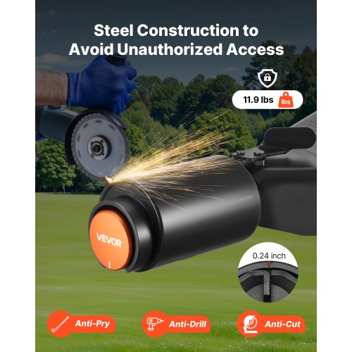 släpvagnskopplingslås passar 2 & 2-5/16-tums kopplingar kraftigt dragkrokslås |  EU