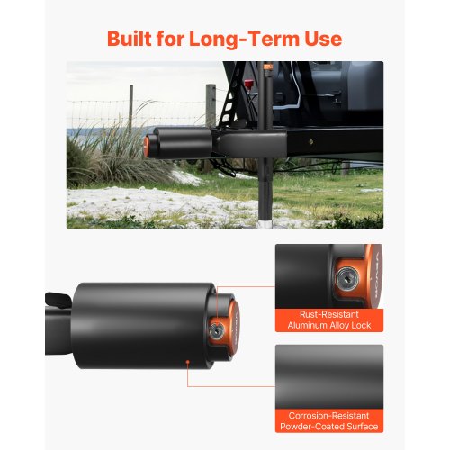 släpvagnskopplingslås passar 2 & 2-5/16-tums kopplingar kraftigt dragkrokslås |  EU