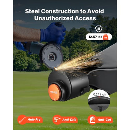 släpvagnskopplingslås passar 2 & 2-5/16-tums kopplingar släpvagnslås |  EU