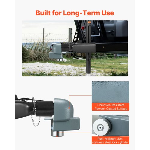 släpvagnslås passar 2-5/16 tum gjutna/bulldog släpvagnskopplingar dragkroklås |  EU