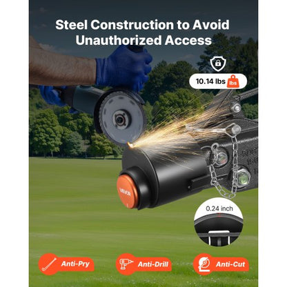 släpvagnskopplingslås passar 2-5/16-tums kopplingar kraftigt släpvagnslås |  EU