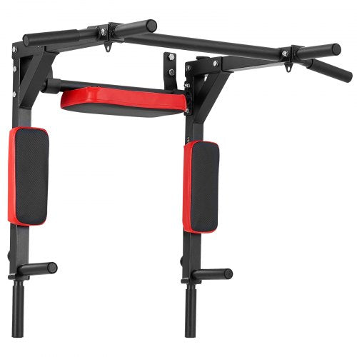 Multifunktionell Pull Up Bar Väggmonterad Chin Up Bar Dip Station Hemmagym