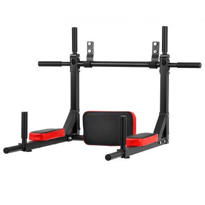 Multifunktionell Pull Up Bar Väggmonterad Chin Up Bar Dip Station Hemmagym