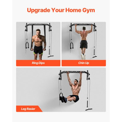Pull Up Bar Multi Grip Wall Mounted Chin Up Bars Sturdy Home Gym