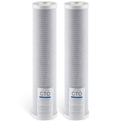 Vattenfilterpatron för hela huset 4,5"x20" CTO Carbon 2-pack