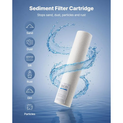 Hela Husets Vattenfilterpatron 4,5" x 20" Sedimentfilter