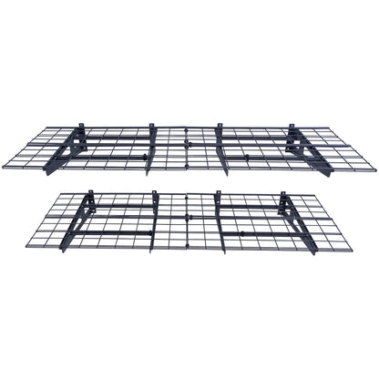 Garageförvaringshyllor, 2-pack, 6 x 2 fot Heavy Duty Garagehyllor Väggmonterade, 1000 lbs Lastkapacitet (totalt) Garageförvaringsställ Flytande hyllor, lämplig för butik, bod, garageförvaring