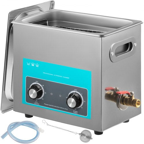 Ultrasonic Jewelry Cleaner with Heat Timer for Cleaning Eyeglass Rings | EU