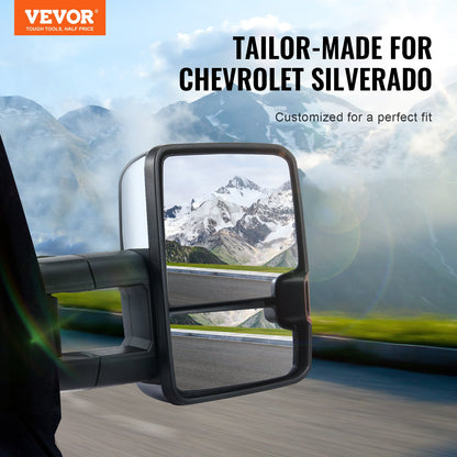 Power Uppvärmda dragspeglar för Chevrolet Silverado (2007-2014)/GMC/Cadillac