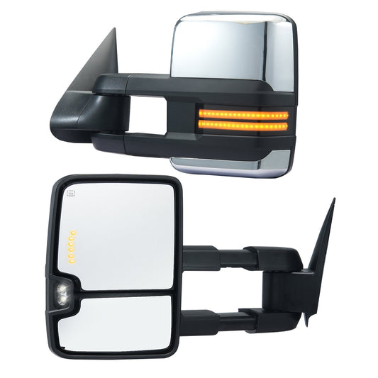 Power Uppvärmda dragspeglar för Chevrolet Silverado (2003-2007)/GMC/Cadillac