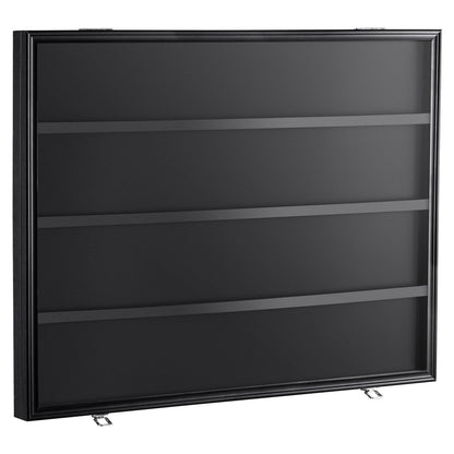 36 Graded Sport Card Display Case, 30,5x24,3x2,1 tum, Baseball Card Display Ram med 98 % UV-skydd Clear View PC-glas, låsbart väggskåp för fotboll Basket Hockey Trading Card
