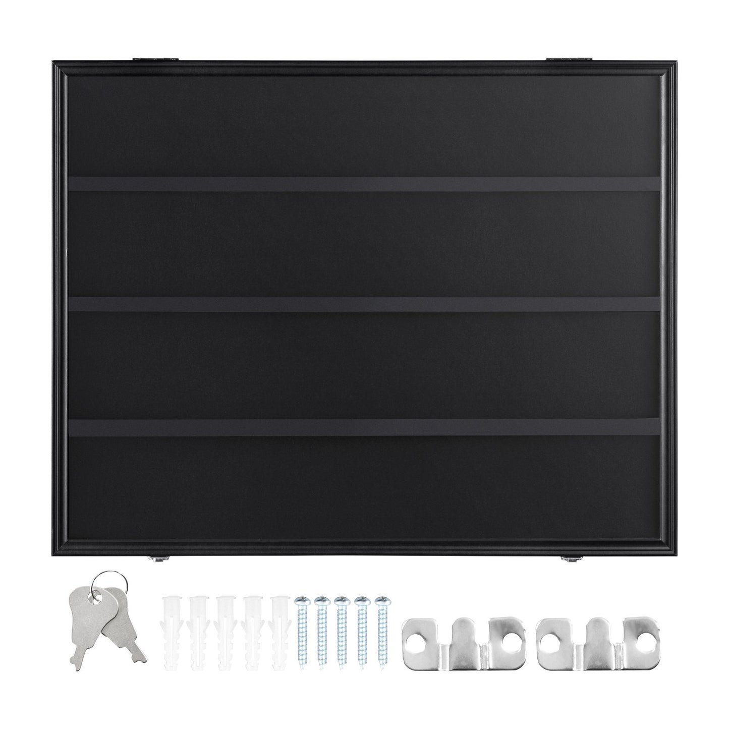 36 Graded Sport Card Display Case, 30,5x24,3x2,1 tum, Baseball Card Display Ram med 98 % UV-skydd Clear View PC-glas, låsbart väggskåp för fotboll Basket Hockey Trading Card