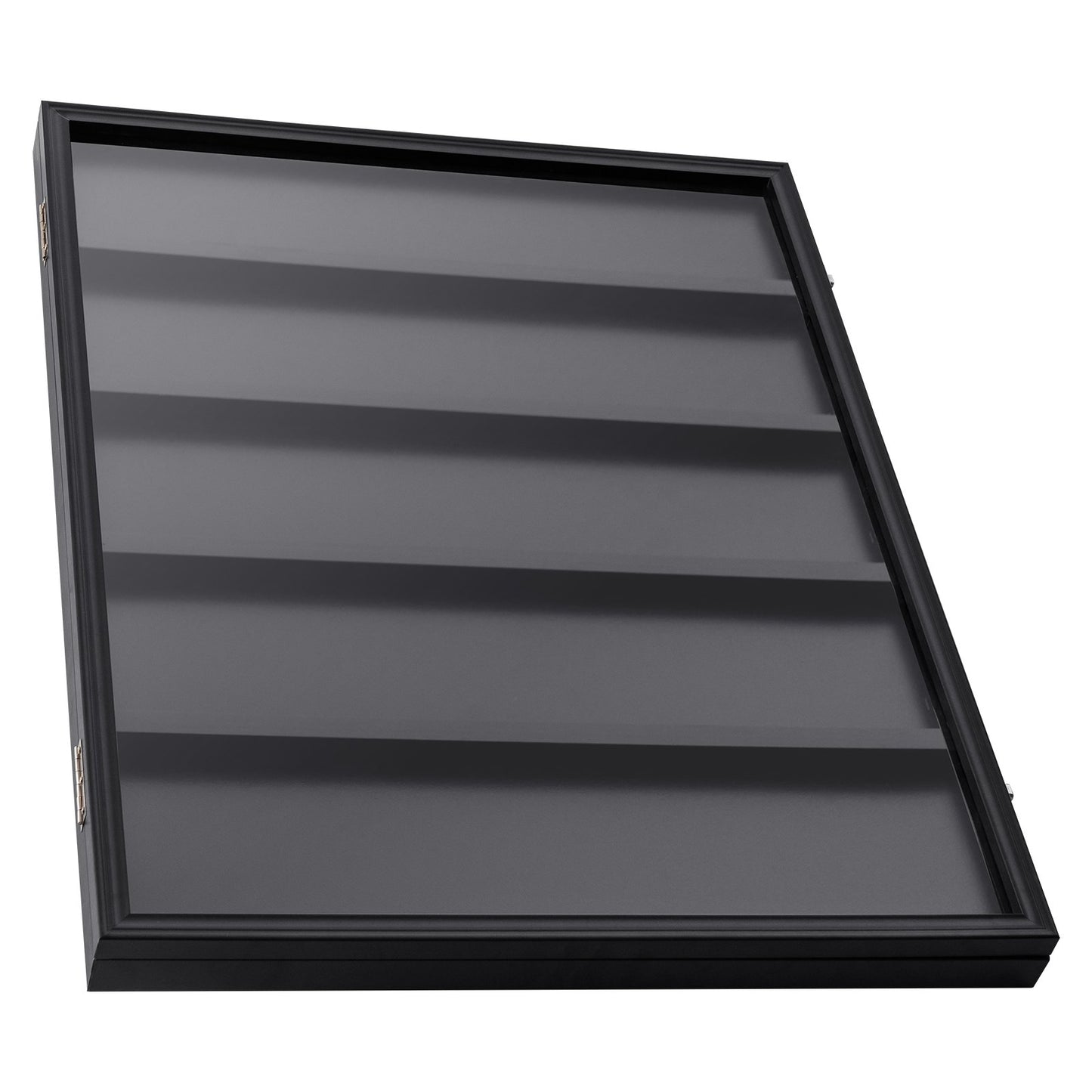 35 Graded Sport Card Display Case, 24,3x30,5x2,1 tum, Baseball Card Display Ram med 98 % UV-skydd Clear View PC-glas, Låsbart väggskåp för fotboll Basket Hockey Trading Card