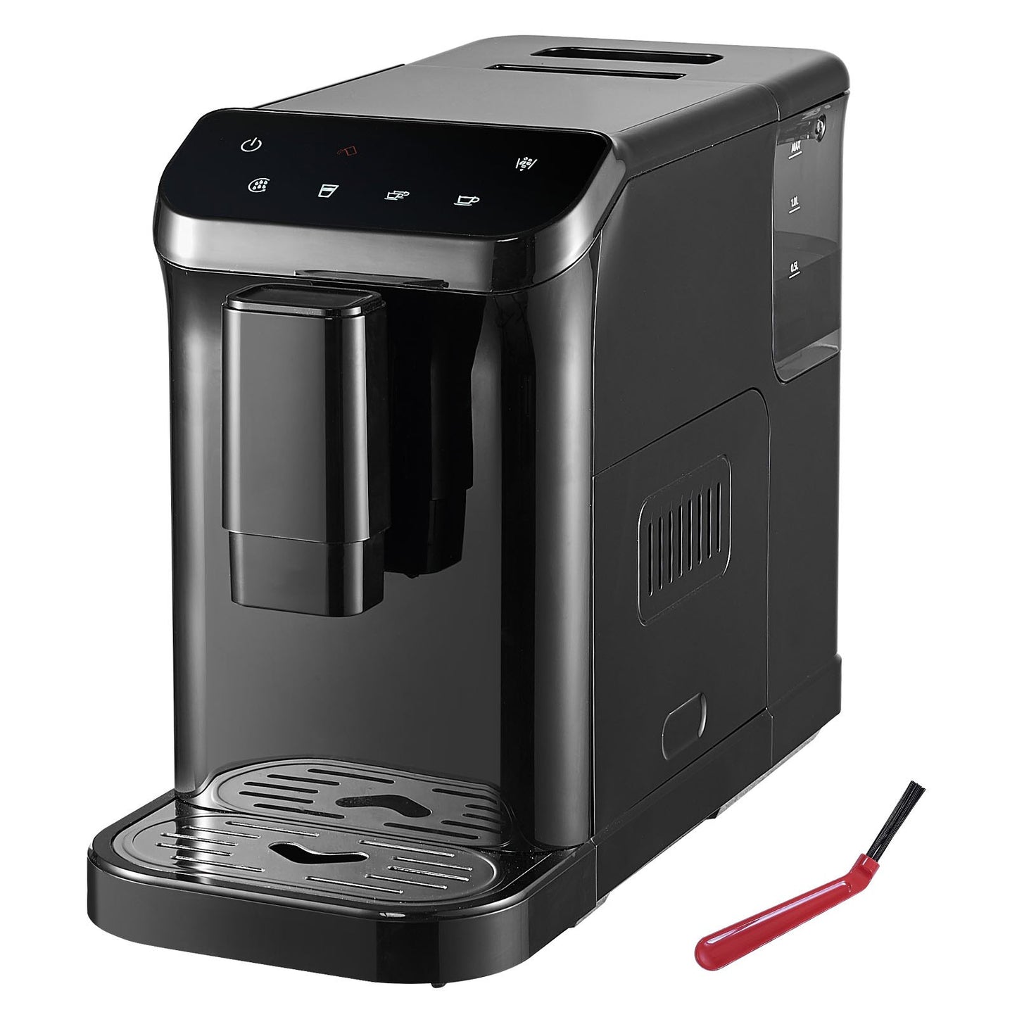 Automatisk espressomaskin 15 bar med inbyggd kvarn & 15 slipnivåer