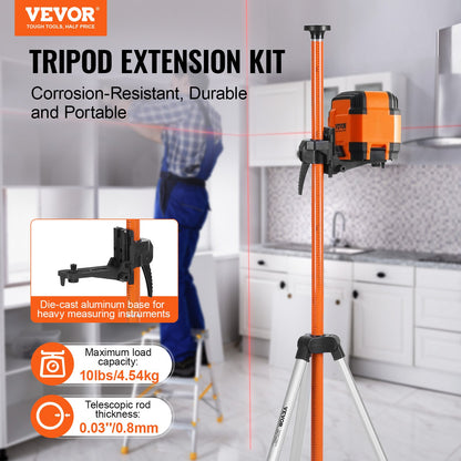 Laser Level Tripod 1/4"-20 & 5/8"-11 gänga 40,94-133,85 i höjdjustering