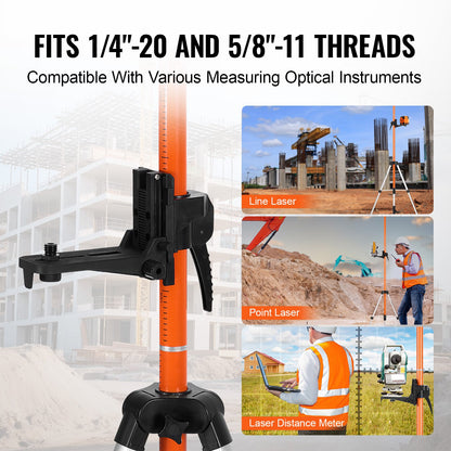 Laser Level Tripod 1/4"-20 & 5/8"-11 gänga 40,94-133,85 i höjdjustering