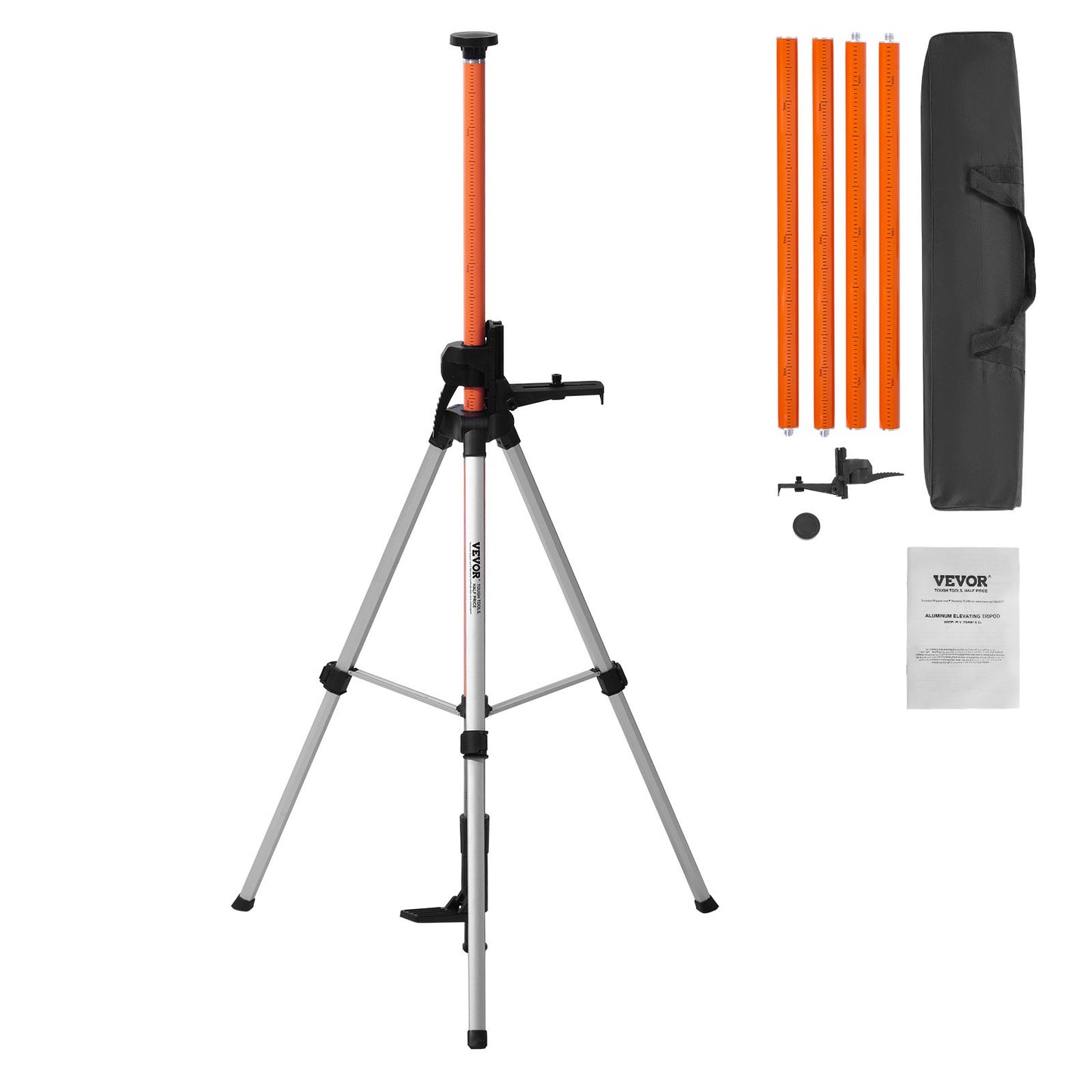 Laser Level Tripod 1/4"-20 & 5/8"-11 gänga 40,94-133,85 i höjdjustering