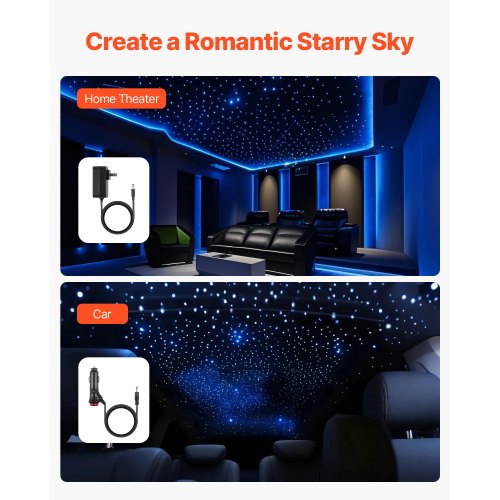 450-piece ceiling starlight kit ceiling flashing ceiling lights fiber optic | EU