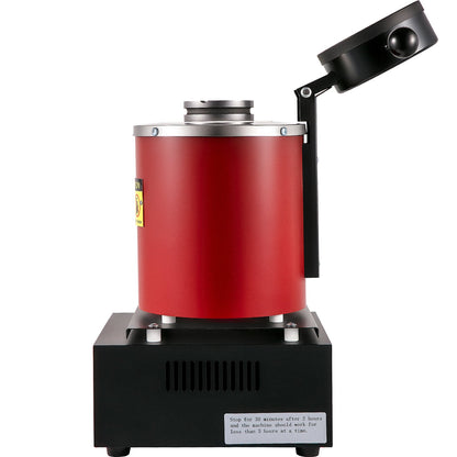 Elektrischer Schmelzofen, 3 kg digitaler elektrischer Schmelzofen, 1750 W, 1150 °C/2102 °F, Goldschmelzofen mit Graphittiegel und Barrenform zur Verarbeitung von geschmolzenem Gold, Silber, Kupfer, Aluminium