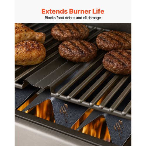 Smaksättningsbarer, 39 cm grillreservdel, för Weber Spirit I & II 200-seriens grillar, inklusive Spirit II E-210, II E-220, II S-210, E-210, S-210, Porslinsemaljerad stålvärmeplatta, 3-pack |  EU