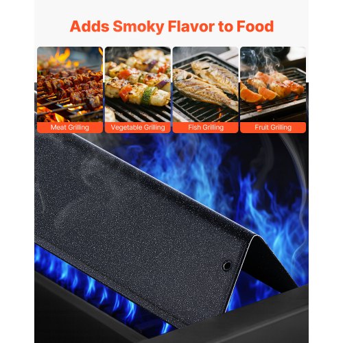 Smaksättningsbarer, 39 cm grillreservdel, för Weber Spirit I & II 200-seriens grillar, inklusive Spirit II E-210, II E-220, II S-210, E-210, S-210, Porslinsemaljerad stålvärmeplatta, 3-pack |  EU